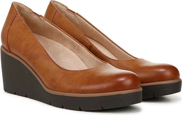 SOUL Naturalizer Women's About Time Wedge Slip On Gingerbread Brown 7 M - Image 2