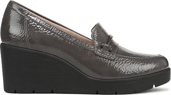 SOUL Naturalizer Womens Achieve Wedge Loafer Dark Brown Croco 6.5 W - Image 5