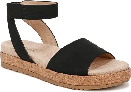 SOUL Naturalizer Womens Deara Sandal Black 7.5 M