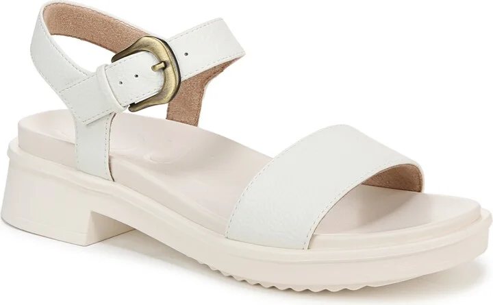 Soul Naturalizer Women's Emma Block Heel Footbed Flat Sandals