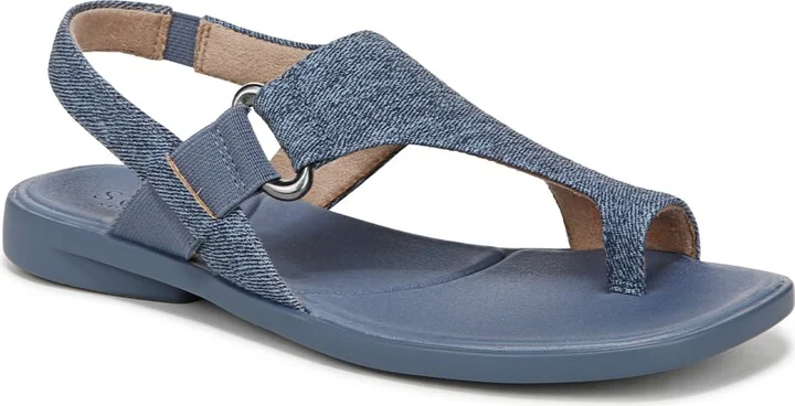 Blue Denim Embossed Faux Leather