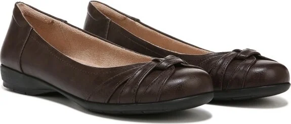 SOUL Naturalizer Women's Gift Ballet Flat Black 8 M - Image 3