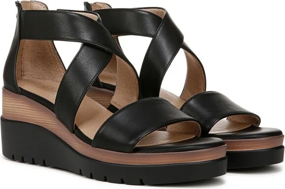 SOUL Naturalizer Womens Goodtimes Wedge Sandal Light Sand Tan 8.5 M - Image 2