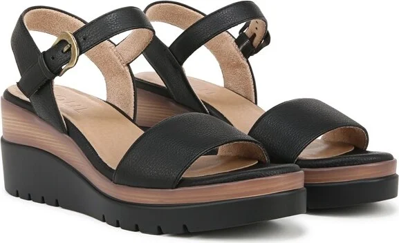 SOUL Naturalizer Women's Graciela Sandal Black Smooth 9 W - Image 2