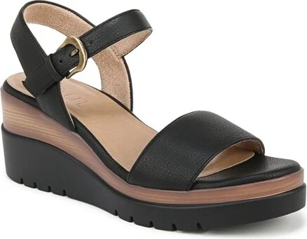 SOUL Naturalizer Women's Graciela Sandal Black Smooth 9 W