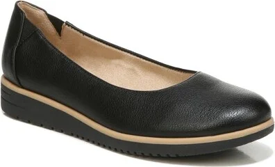 SOUL Naturalizer Women's Idea-Ballet Ballet Flat Black 9 W