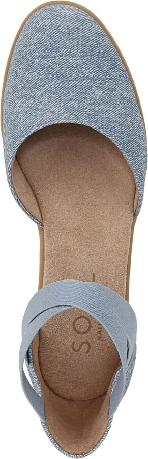 Soul Naturalizer Women's Intro Round Toe Slip On Low Wedge Flats - Image 4