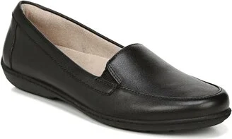 SOUL Naturalizer Women's Kacy Loafer Black Leather 6.5 W