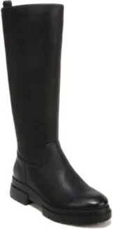 Black Smooth Faux Leather