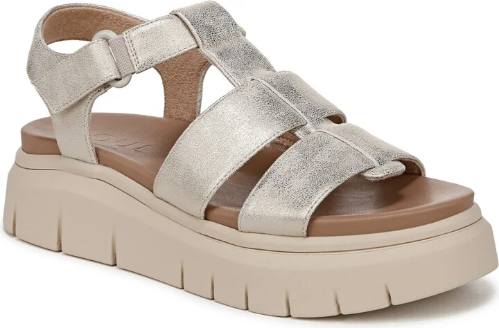 Soul Naturalizer Women's Pippa Lug Sole Fisherman Platform Sandals