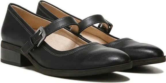 SOUL Naturalizer Womens Ramona Mary Jane Casual Shoe Black Smooth 7.5 W - Image 2
