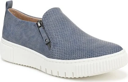 SOUL Naturalizer Women's Turner Platform Fashion Sneaker Blue 6.5 M