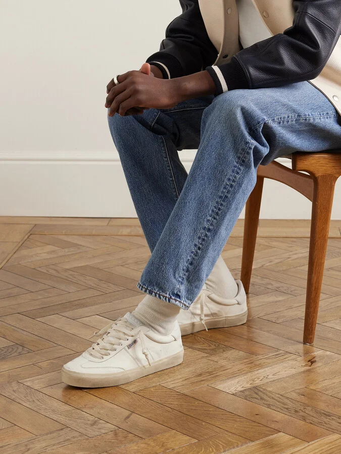 Soul-Star Distressed Leather Sneakers - Image 2