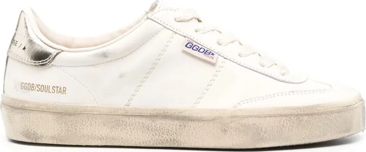 Soul Star distressed leather sneakers