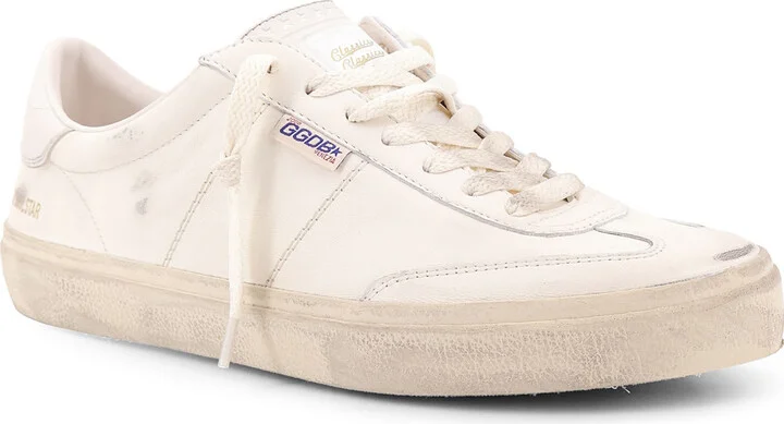Soul Star Leather Low-top Sneakers With Used Effect - Image 2
