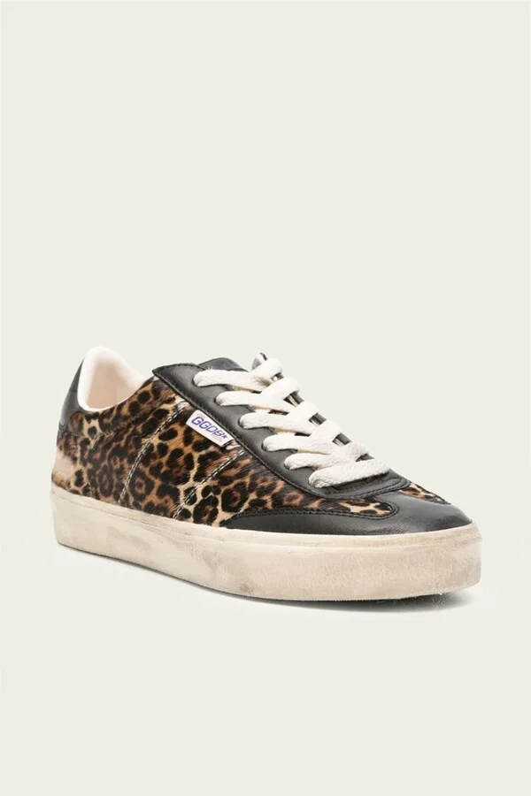 Soul-Star Leopard Horsy Leather Sneaker - Image 2