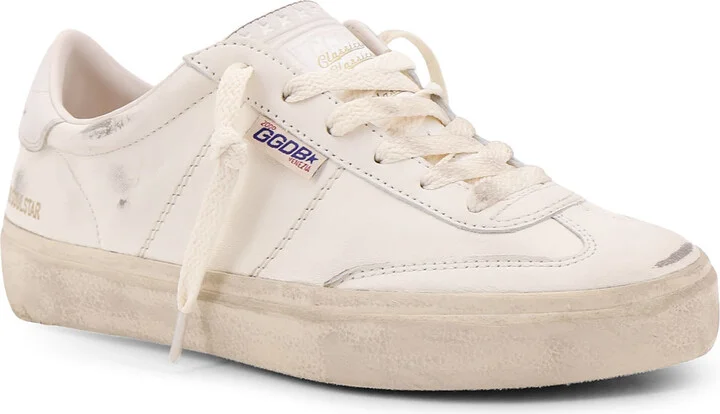 Soul Star Low-top Leather Sneakers With Used Effect - Image 2