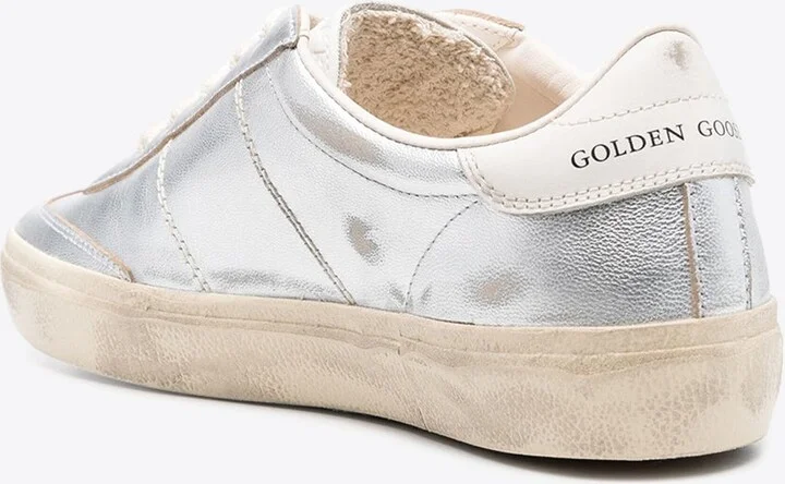 Soul-Star Metallic Leather Sneakers - Image 2