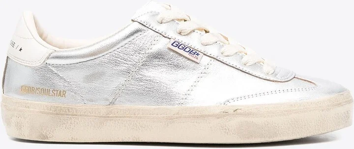 Soul-Star Metallic Leather Sneakers