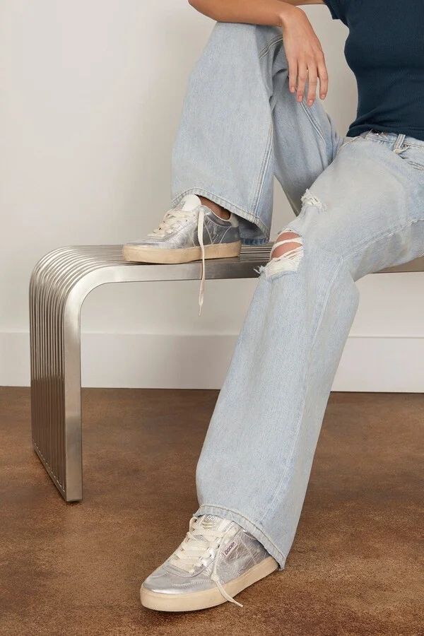 Soul-Star Sneaker in Silver/White/Milk - Image 2