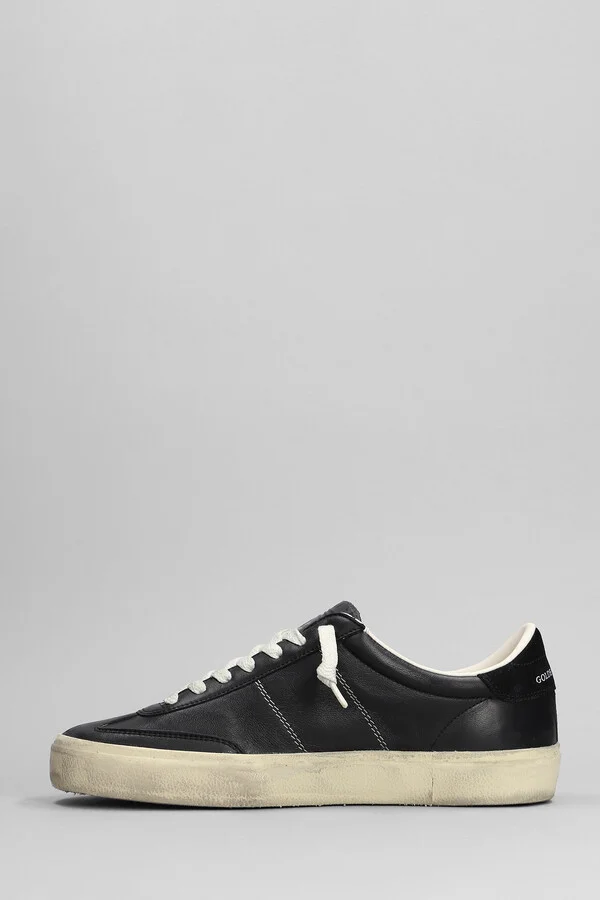 Soul Star Sneakers In Black Leather - Image 3