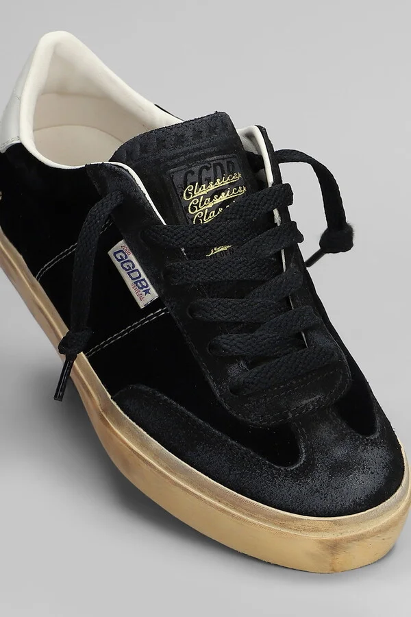 Soul Star Sneakers In Black Velvet - Image 5