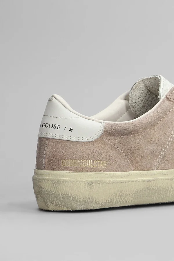 Soul Star Sneakers In Rose-pink Suede - Image 5