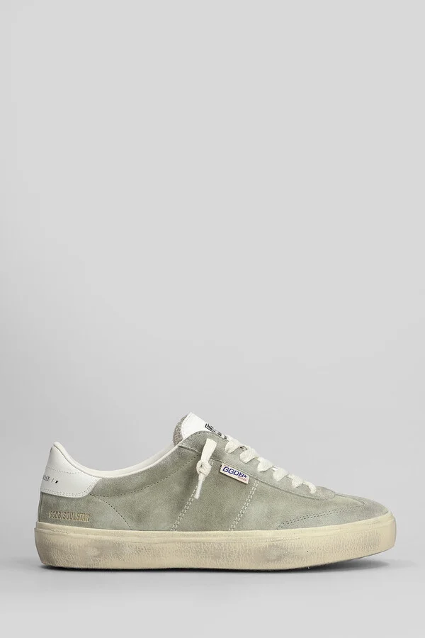 Soul Star Sneakers In Taupe Suede