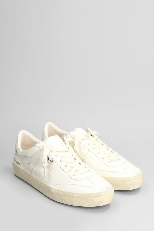 Soul Star Sneakers In White Leather - Image 2