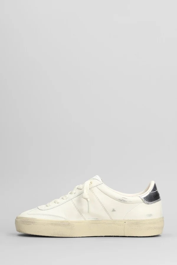 Soul Star Sneakers In White Leather - Image 3