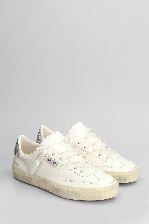 Soul Star Sneakers In White Leather - Image 2