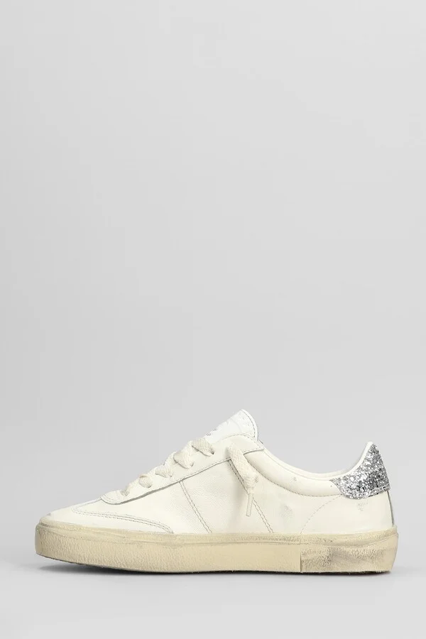 Soul Star Sneakers In White Leather - Image 3