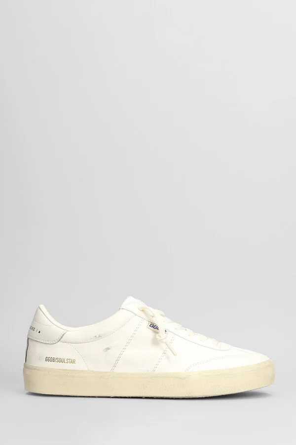 Soul Star Sneakers In White Leather