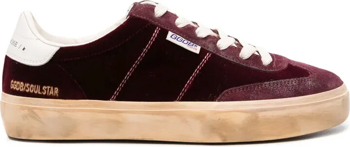 Soul-Star velvet sneakers