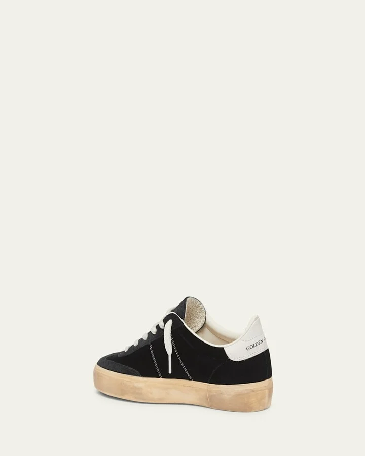 Soul Star Velvet Suede Low-Top Sneakers - Image 3