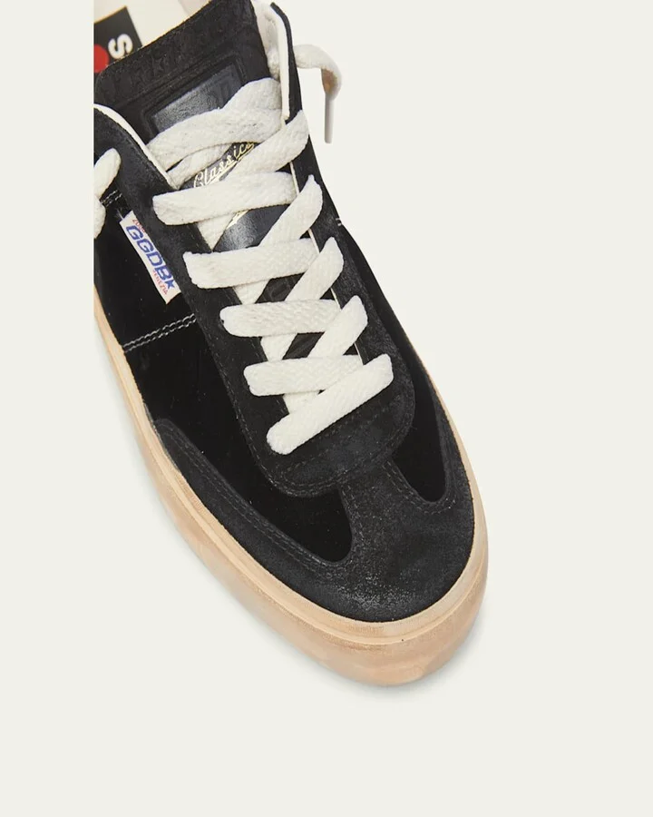 Soul Star Velvet Suede Low-Top Sneakers - Image 5