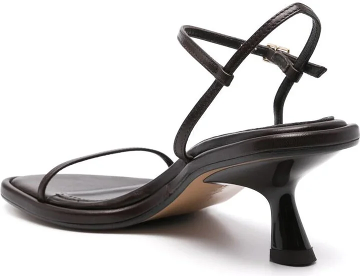 Souliers Martinez 55Mm Ivone Leather Sandals - Image 3