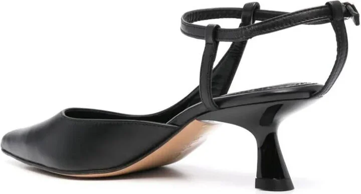 Souliers Martinez Camelia 50Mm Leather Pumps - Image 3