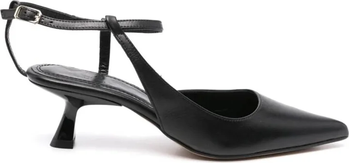 Souliers Martinez Camelia 50Mm Leather Pumps