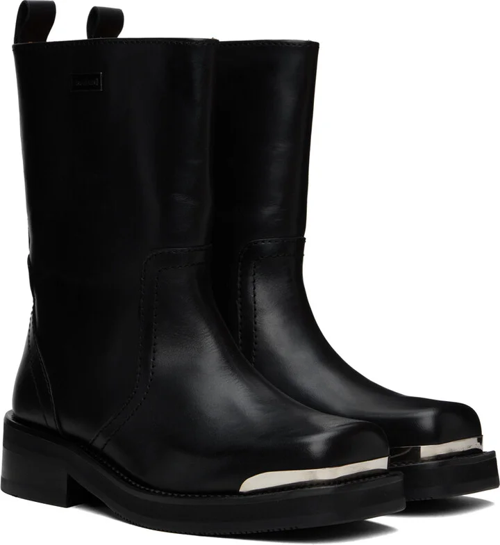 Soulland Black Arizona Metal Boots - Image 4