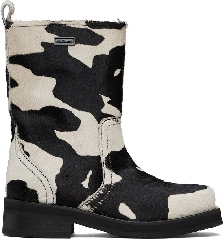 Soulland Black & White Arizona Pony Boots