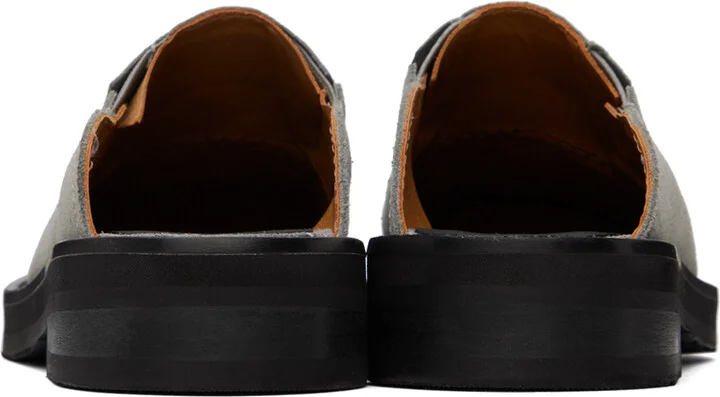 Soulland Gray Maja Suede Mules - Image 2