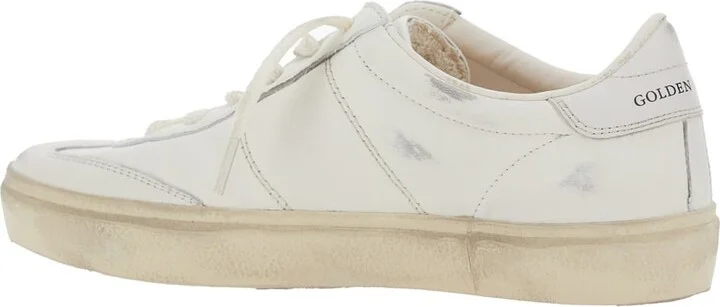 'soulstar' White Low Top Sneakers With Logo Patch On The Tongue And Logo Lettering On Side And Heel In Leather Woman - Image 3
