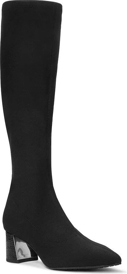Souma Womens Faux Suede Tall Knee-High Boots