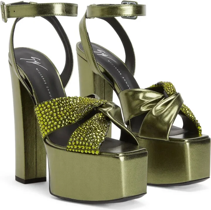 Souree 150mm crystal-embellished sandals - Image 2