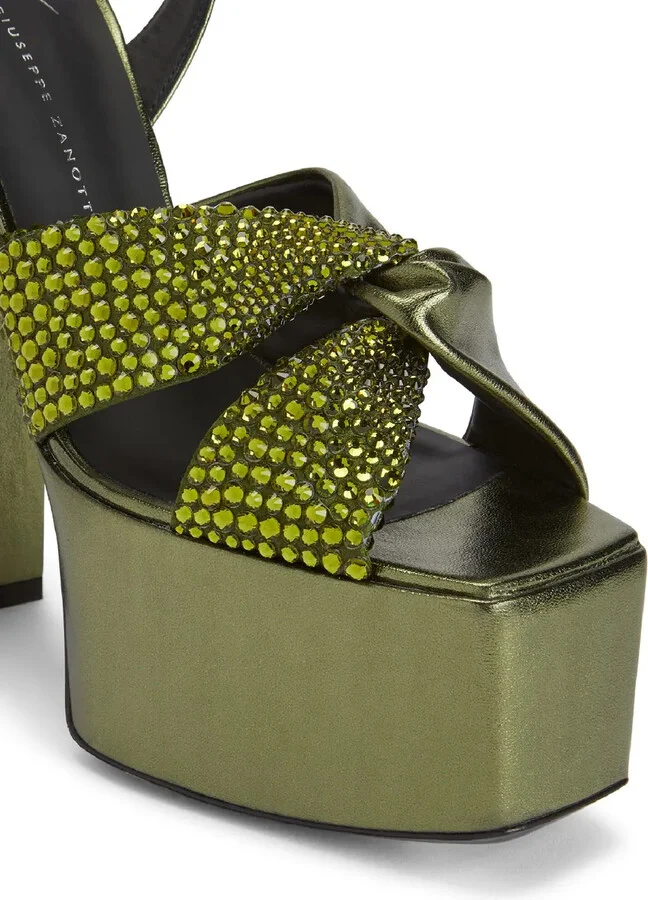 Souree 150mm crystal-embellished sandals - Image 4