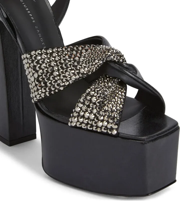 Souree 150mm crystal-embellished sandals - Image 4