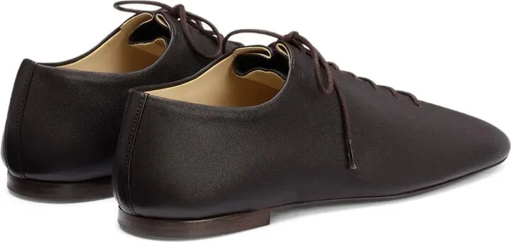 Souris folded leather lace-up derby - Image 4