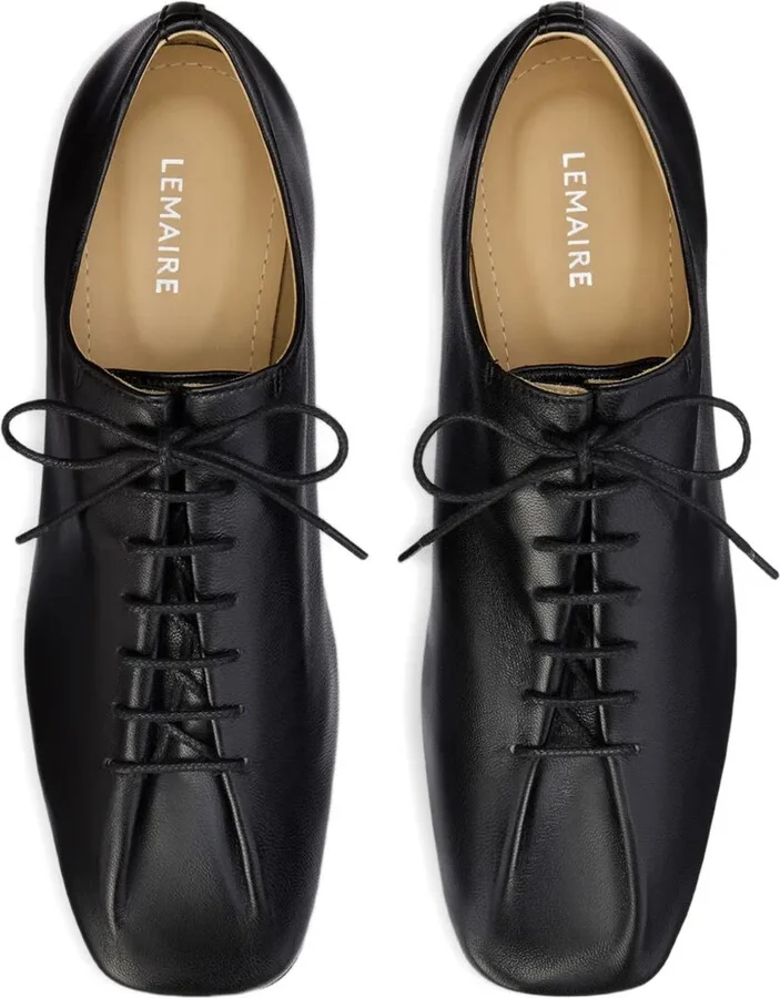 Souris leather lace-up derby shoes - Image 4