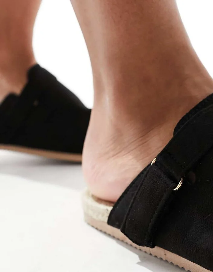 South Beach espadrille clogs black - Image 2